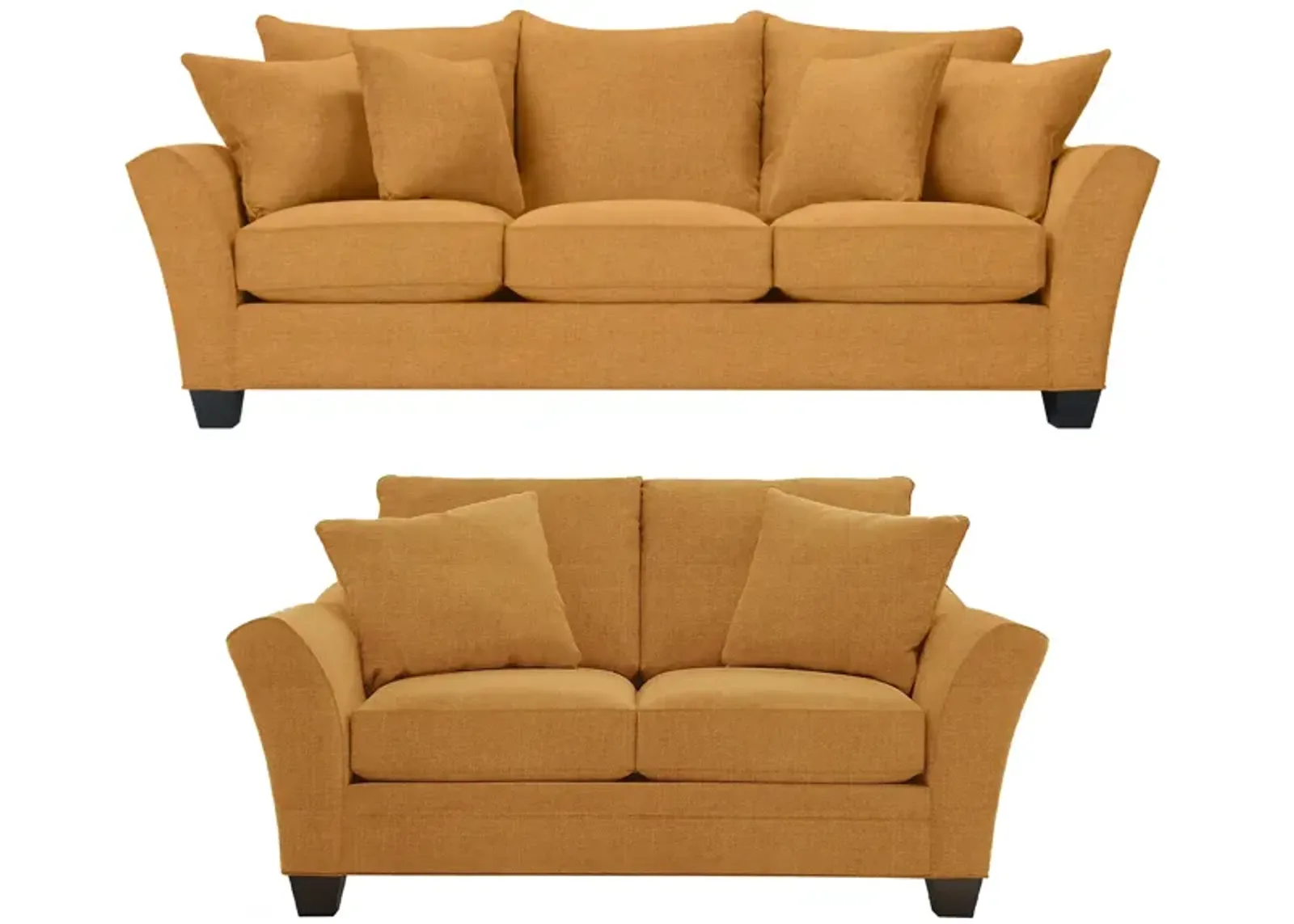 Briarwood Living Room Set in Elliot Sunflower by H.M. Richards by Raymour Flanigan Furniture