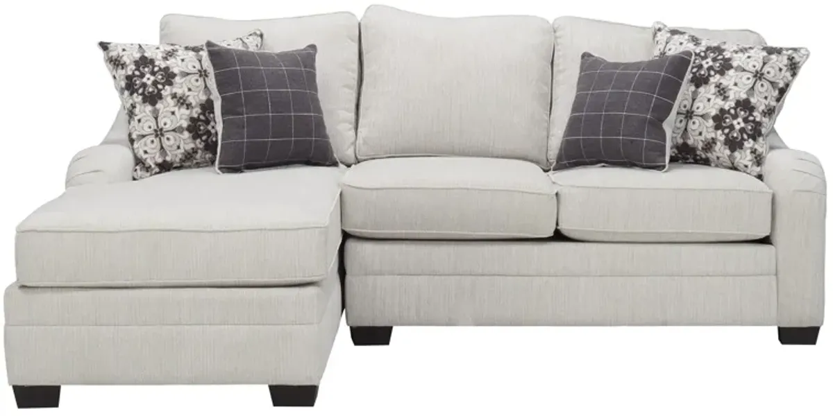 Caid 2-pc. Chenille Sectional Sofa