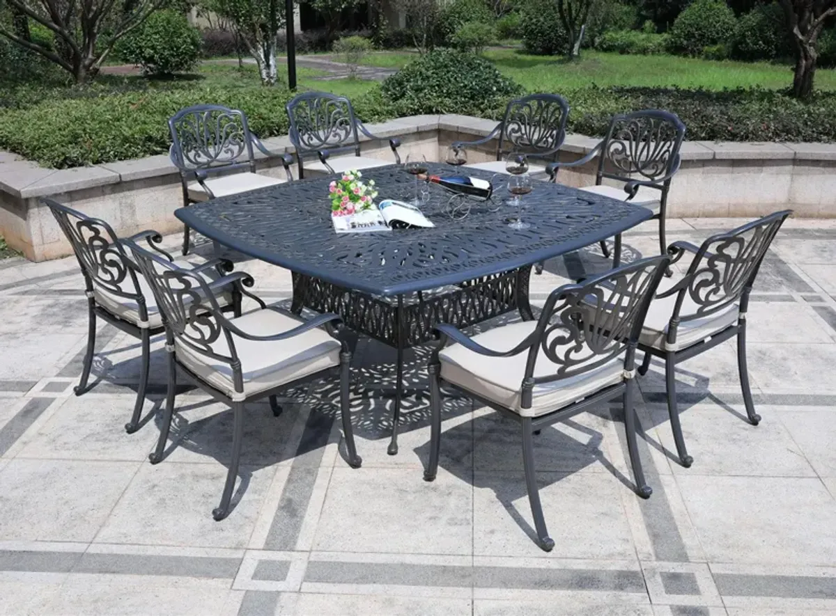 Geneva 9-pc. Outdoor Dining Set