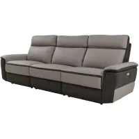 Fulton Power Reclining Sofa in Gray by Homelegance