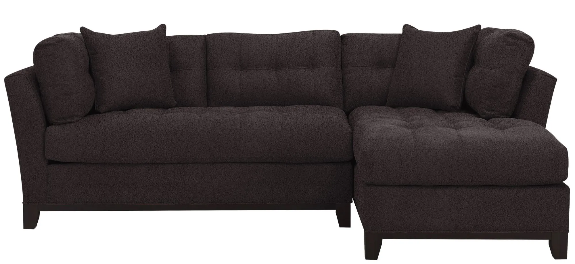 Cityscape 2-pc. Sectional in Suede So Soft Slate by H.M. Richards