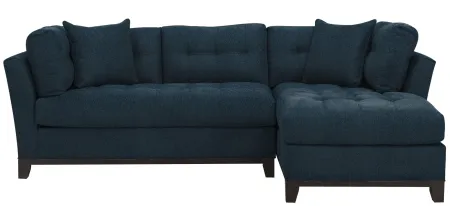 Cityscape 2-pc. Sectional in Suede So Soft Midnight by H.M. Richards