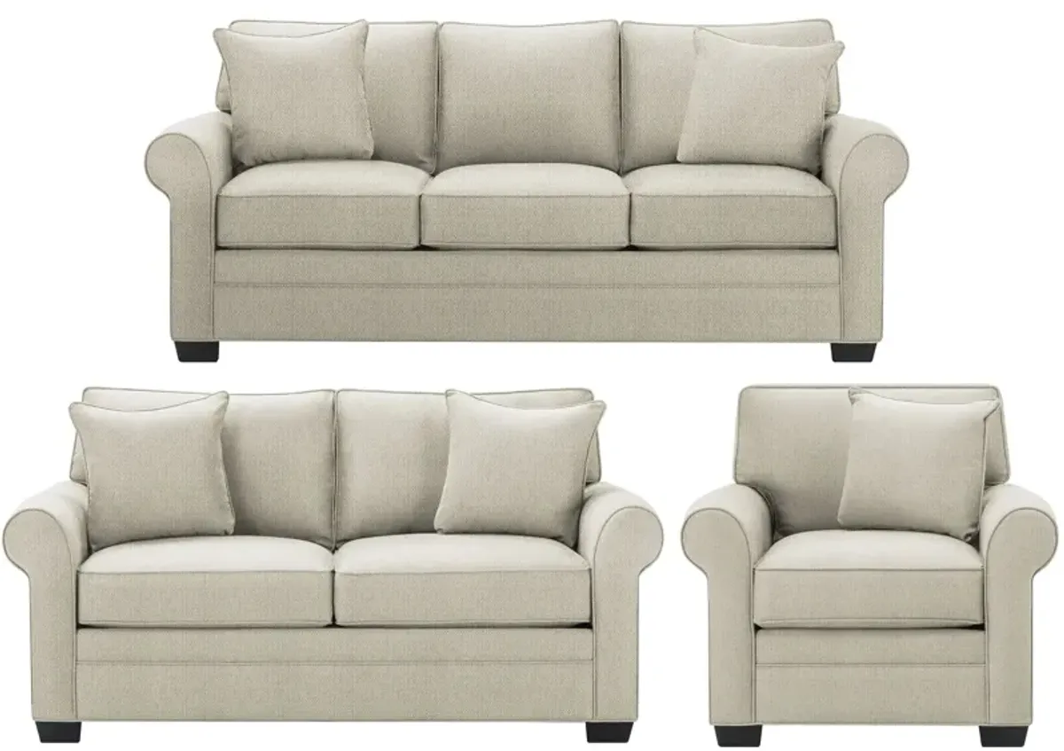 Glendora 3-pc. Sofa, Loveseat & Chair Set