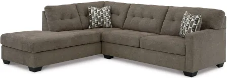 Mahoney 2-pc. Sectional with Chaise in Chocolate by Ashley Furniture