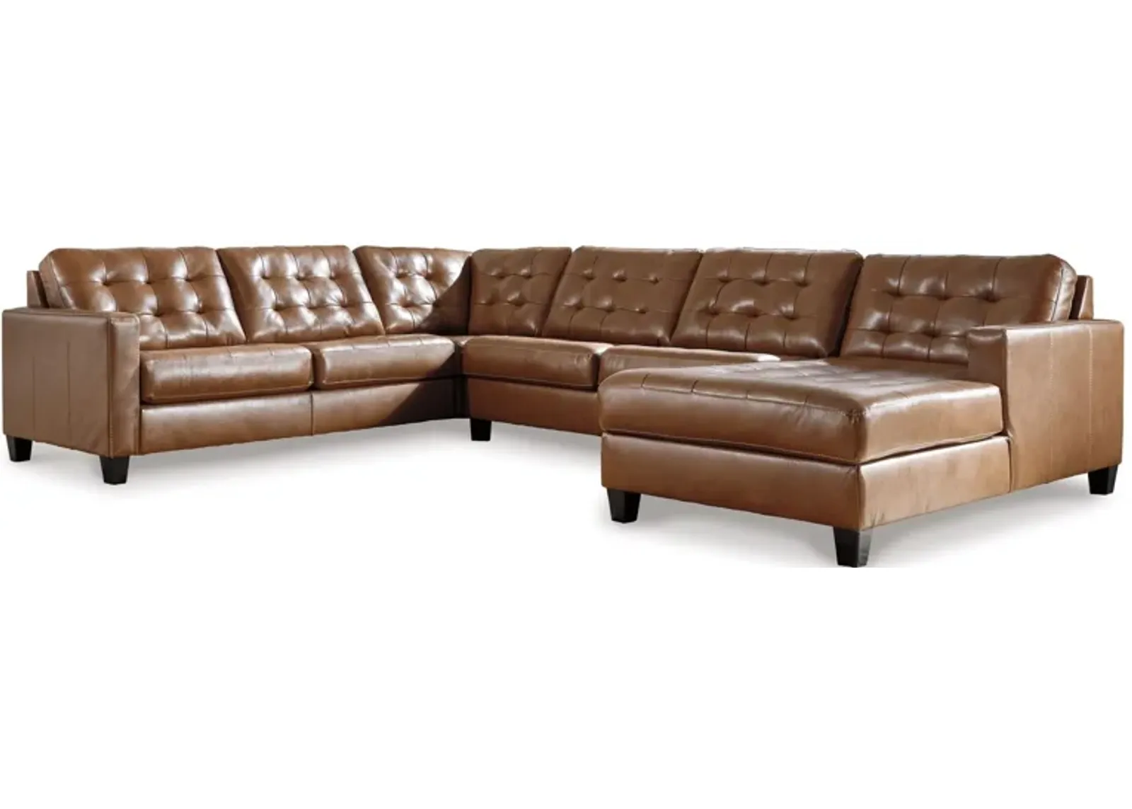 Baskove 4-pc. Sectional with Chaise in Auburn by Ashley Furniture