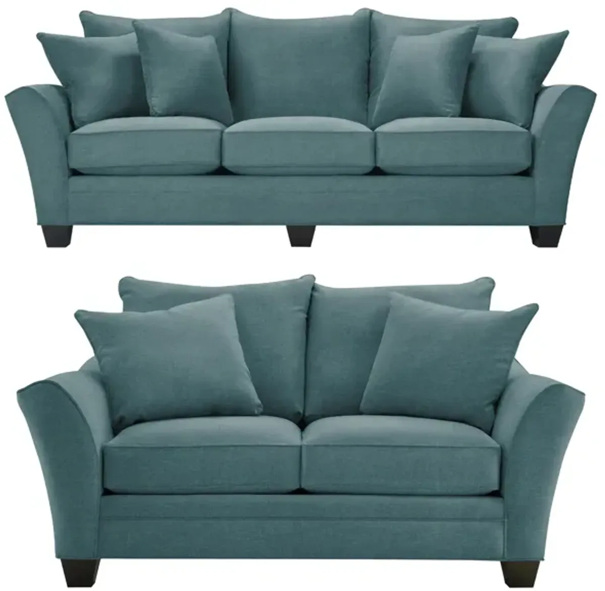 Briarwood 2-pc. Sofa & Loveseat Set in Santa Rosa Turquoise by H.M. Richards