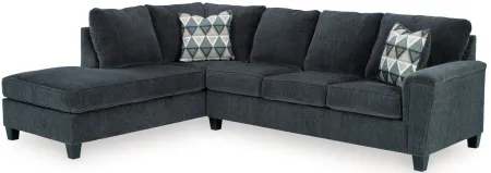 Abinger 2-pc. Sleeper Sectional with Chaise in Smoke by Ashley Furniture