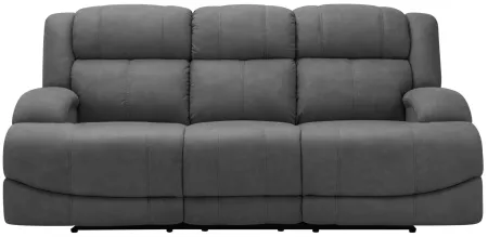 Quincey 2-pc. Power-Reclining Sofa and Loveseat Set in Smoke by Flexsteel