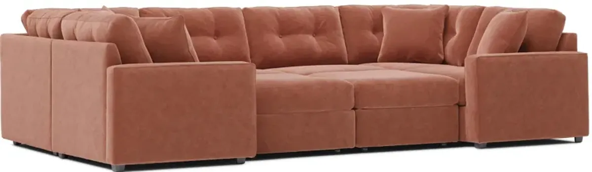 ModularOne 8-pc. Sectional in Cantaloupe by H.M. Richards