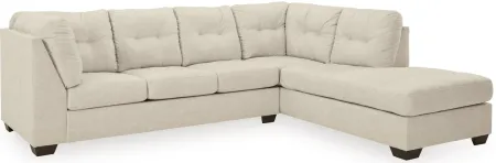 Falkirk 2-pc. Sectional with Chaise in Parchment by Ashley Furniture