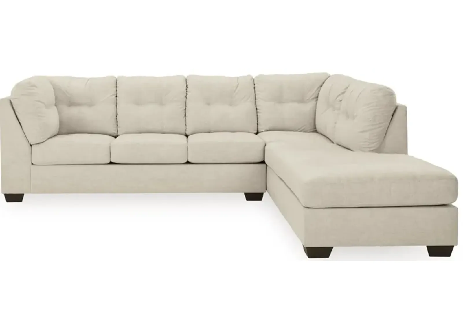 Falkirk 2-pc. Sectional with Chaise in Parchment by Ashley Furniture