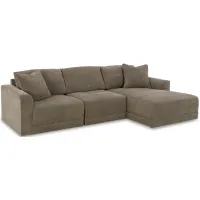 Raeanna 3-pc. Sectional Sofa with Chaise in Storm by Ashley Furniture