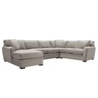 Artemis II 4-pc. Left Hand Facing Sectional Sofa in Gypsy Platinum by Jonathan Louis