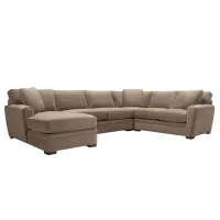 Artemis II 4-pc. Left Hand Facing Sectional Sofa in Gypsy Taupe by Jonathan Louis