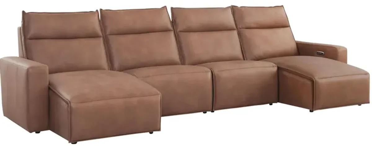 ModularTwo 4-pc. Power Sectional w/ Power Headrest