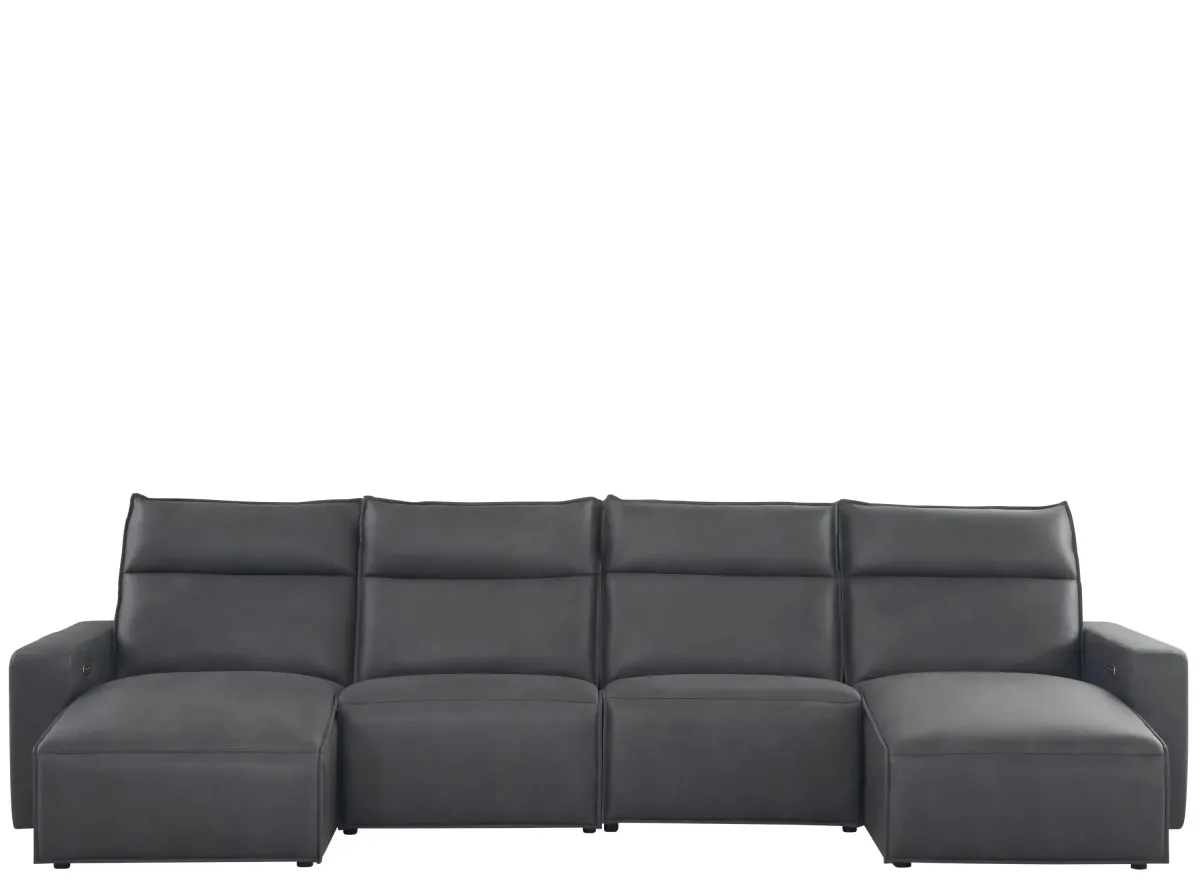 ModularTwo 4-pc. Power Sectional w/ Power Headrest