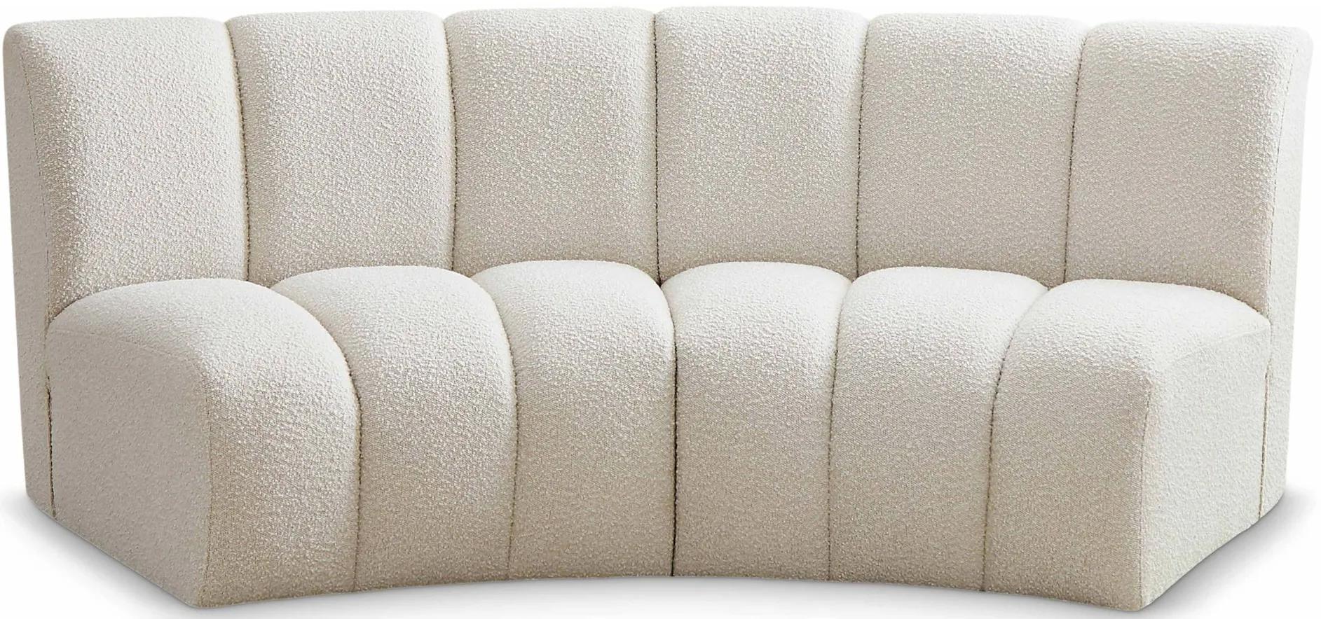 Infinity 2pc. Modular Sectional in Cream by Meridian Furniture