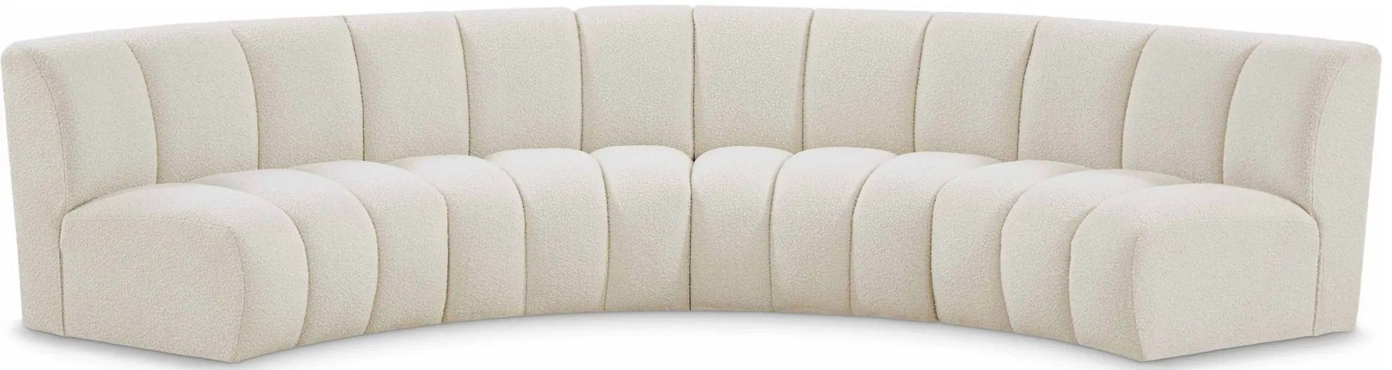 Infinity 4pc. Modular Sectional in Cream by Meridian Furniture