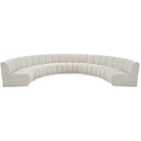Infinity 7pc. Modular Sectional in Cream by Meridian Furniture