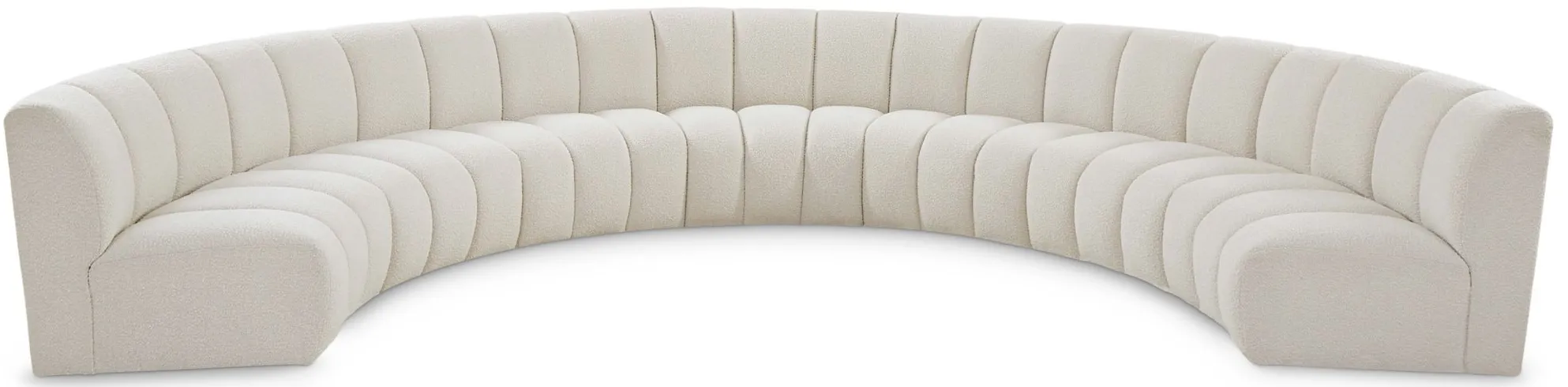 Infinity 7pc. Modular Sectional in Cream by Meridian Furniture
