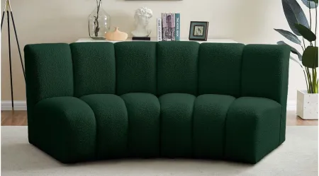 Infinity 2pc. Modular Sectional in Green by Meridian Furniture