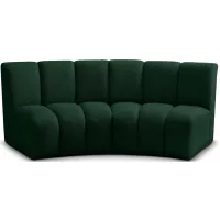 Infinity 2pc. Modular Sectional in Green by Meridian Furniture