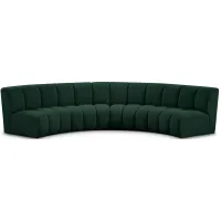 Infinity 4pc. Modular Sectional in Green by Meridian Furniture