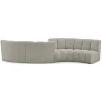 Infinity 4pc. Modular Sectional in Brown by Meridian Furniture