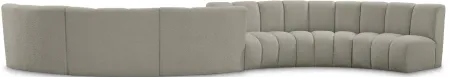 Infinity 6pc. Modular Sectional in Brown by Meridian Furniture