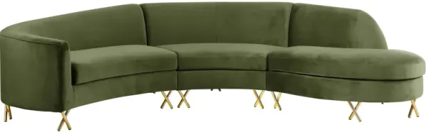 Serpentine 3-pc. Sectional