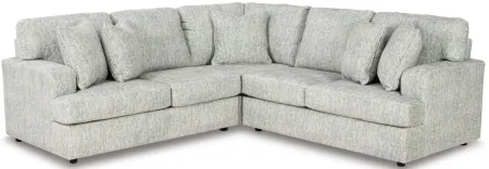 Playwrite 3-pc. Sectional in Gray by Ashley Furniture