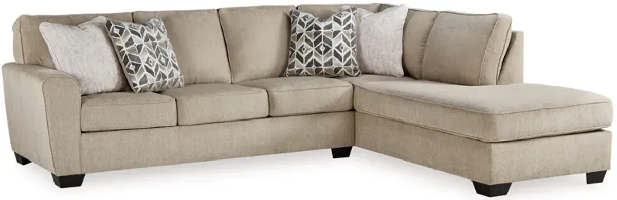 Decelle 2-pc. Sectional with Chaise in Putty by Ashley Furniture