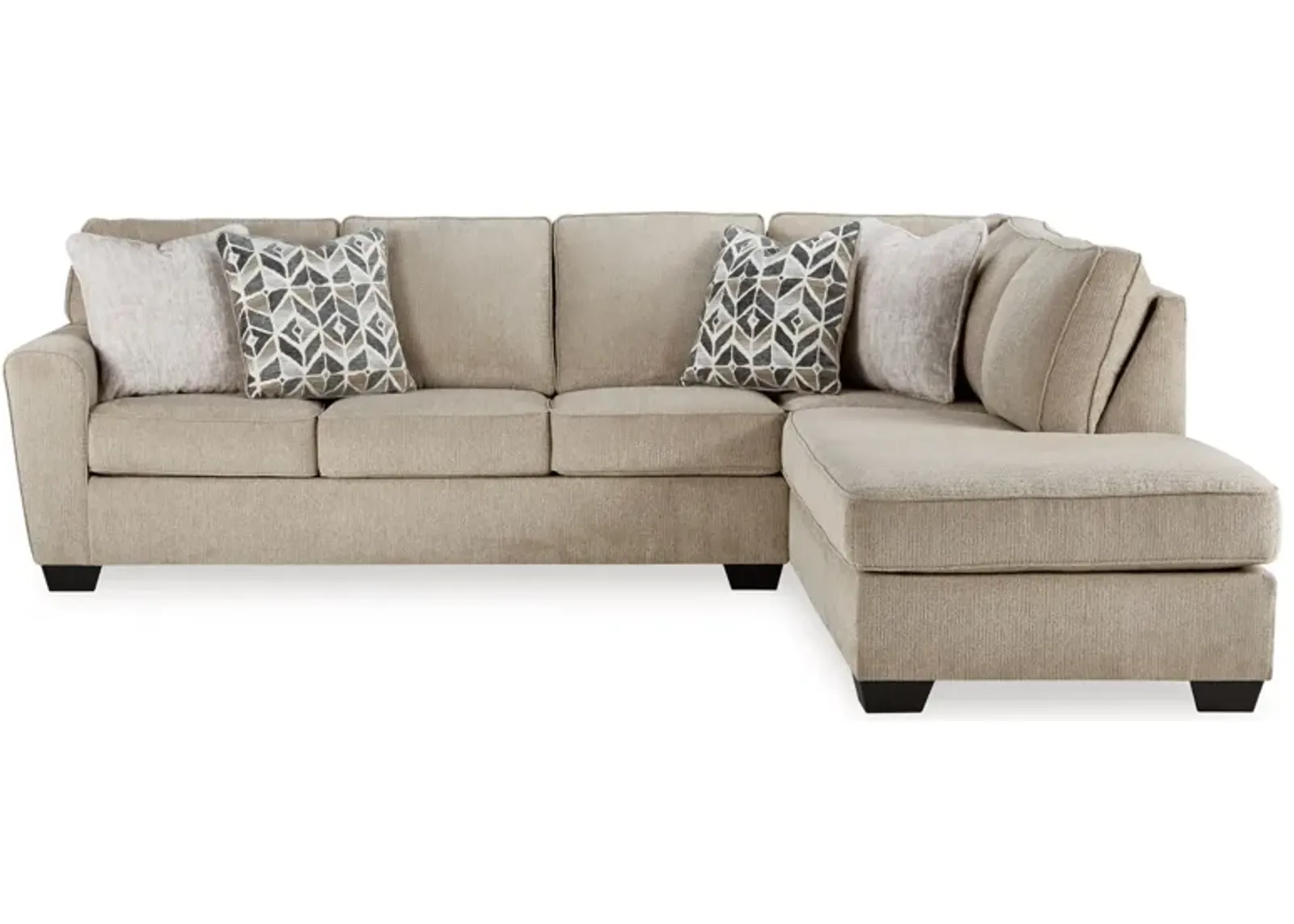 Decelle 2-pc. Sectional with Chaise in Putty by Ashley Furniture