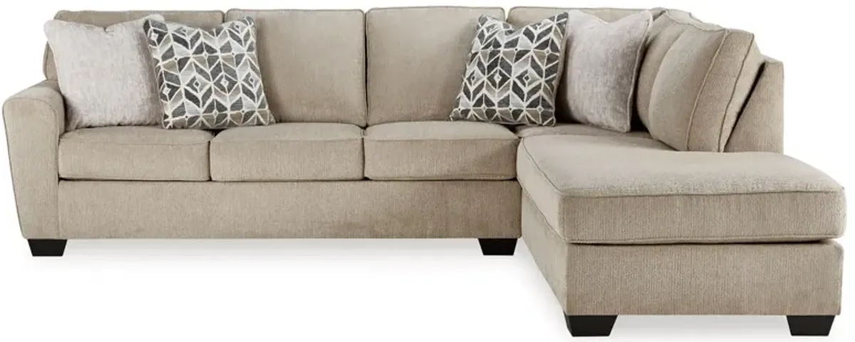 Decelle 2-pc. Sectional with Chaise in Putty by Ashley Furniture