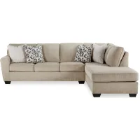 Decelle 2-pc. Sectional with Chaise in Putty by Ashley Furniture