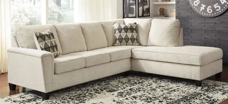 Abinger 2-pc. Sectional with Chaise in Natural by Ashley Furniture