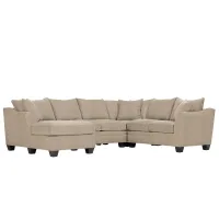 Foresthill 4-pc. Left Hand Chaise Sectional Sofa in Sugar Shack Putty by H.M. Richards
