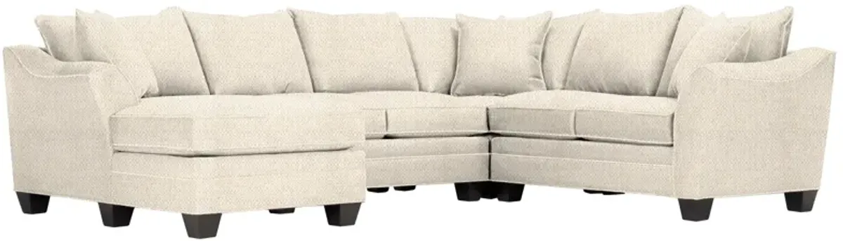 Foresthill 4-pc. Left Hand Chaise Sectional Sofa in Sugar Shack Alabaster by H.M. Richards