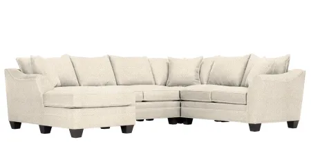 Foresthill 4-pc. Left Hand Chaise Sectional Sofa in Sugar Shack Alabaster by H.M. Richards