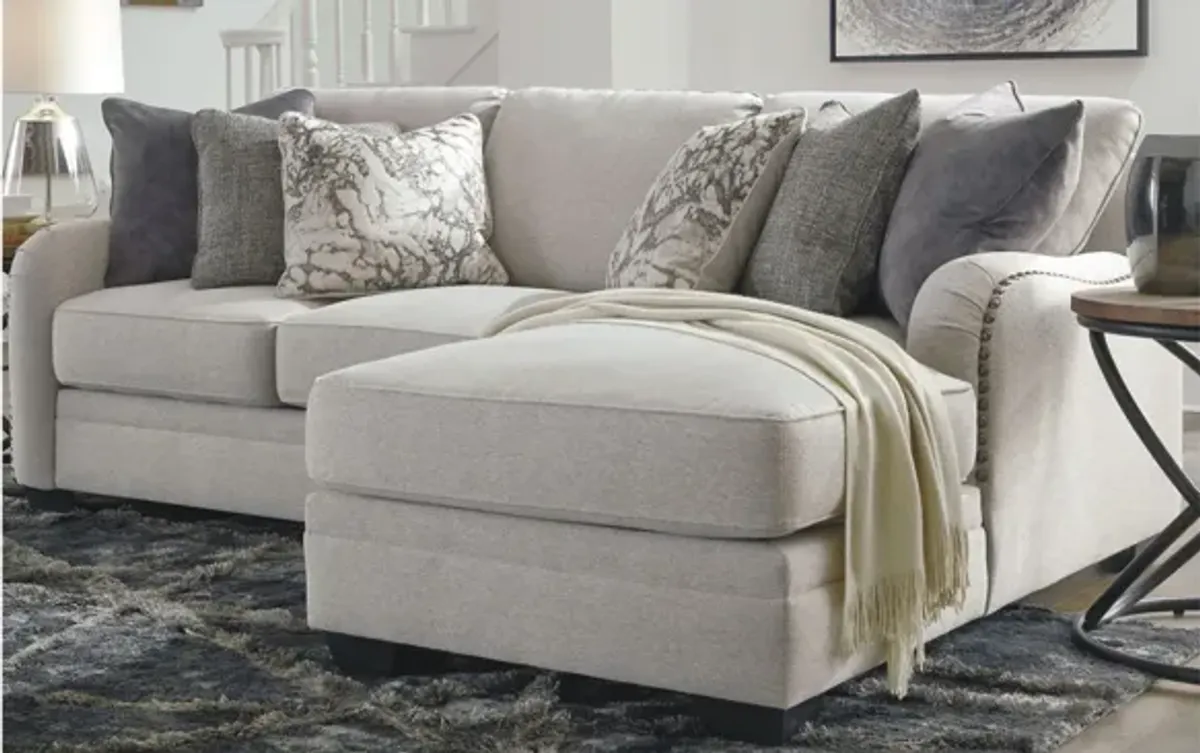 Dellara 2-pc. Sectional with Chaise in Chalk by Ashley Furniture