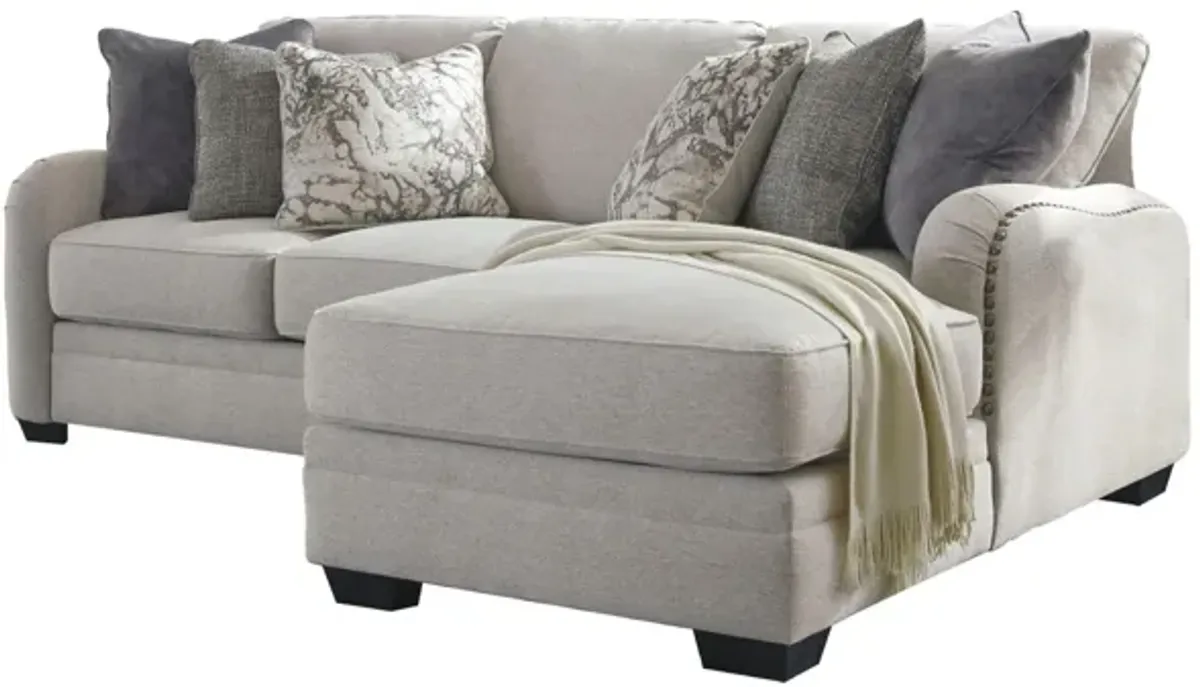 Dellara 2-pc. Sectional with Chaise in Chalk by Ashley Furniture