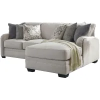 Dellara 2-pc. Sectional with Chaise in Chalk by Ashley Furniture