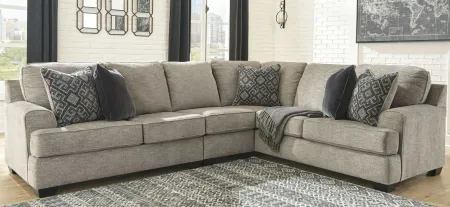 Bovarian 3-pc. Sectional in Stone by Ashley Furniture