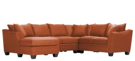 Foresthill 4-pc. Left Hand Chaise Sectional Sofa in Santa Rosa Adobe by H.M. Richards
