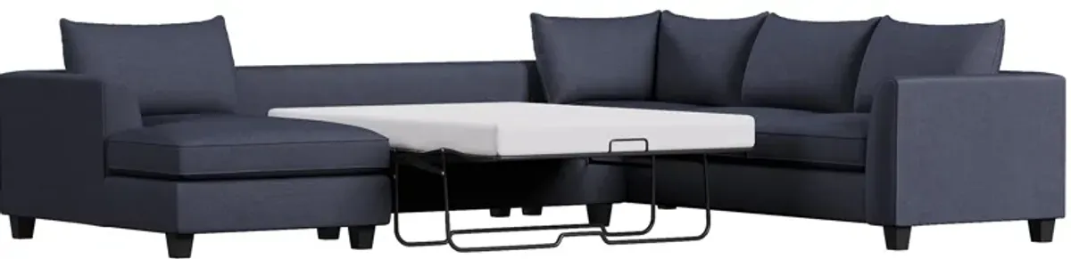 Daine 3-pc. Sectional Sofa w/ Full Sleeper