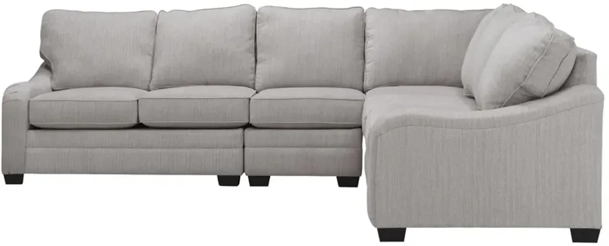 Caid 4-pc. Chenille Sectional