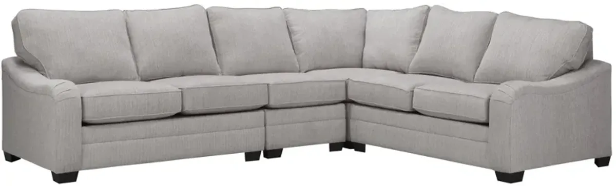 Caid 4-pc. Chenille Sectional