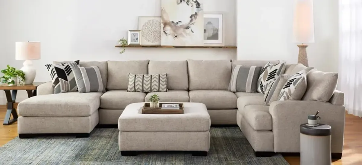 Cooper 5-pc. Sectional w/ Cocktail Ottoman