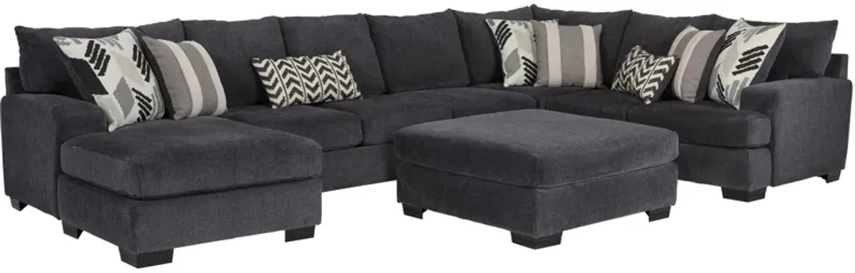 Cooper 5-pc. Sectional w/ Cocktail Ottoman