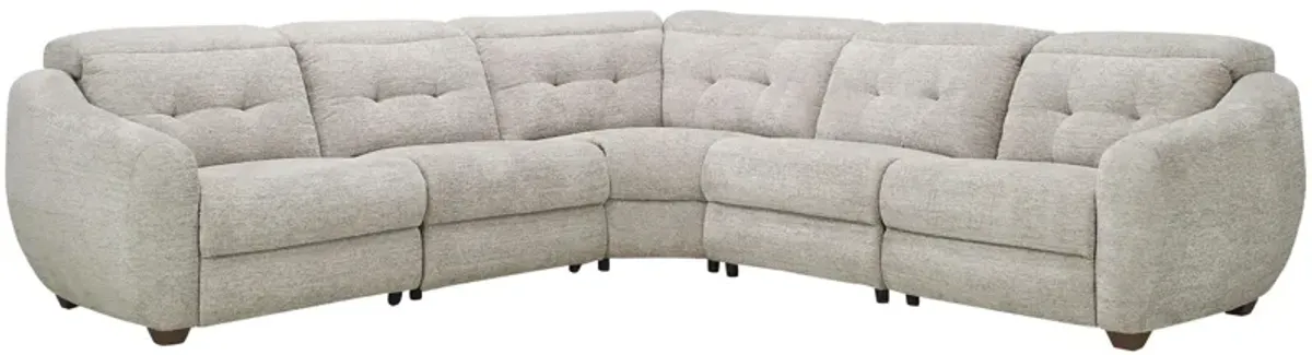 Carson 5-pc. Dual Power Reclining Sectional